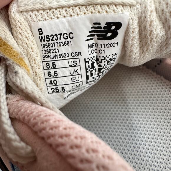 NEW BALANCE Women's 237 Sneakers - Nimbus Cloud/White/Moonbeam / 8.5 - Picture 13 of 13